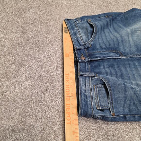 Distressed weekend Boyfriend Judy Blue Relaxed Fit Jeans Ripped Denim sz 30 - Picture 7 of 16